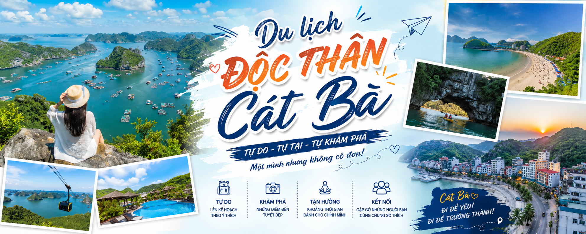 Du lịch độc thân Cát Bà